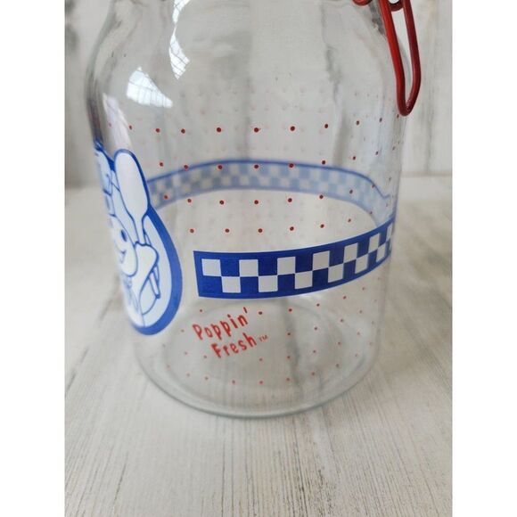 Vintage poppin' fresh Pillsbury Doughboy container jar home decor - Picture 4 of 14